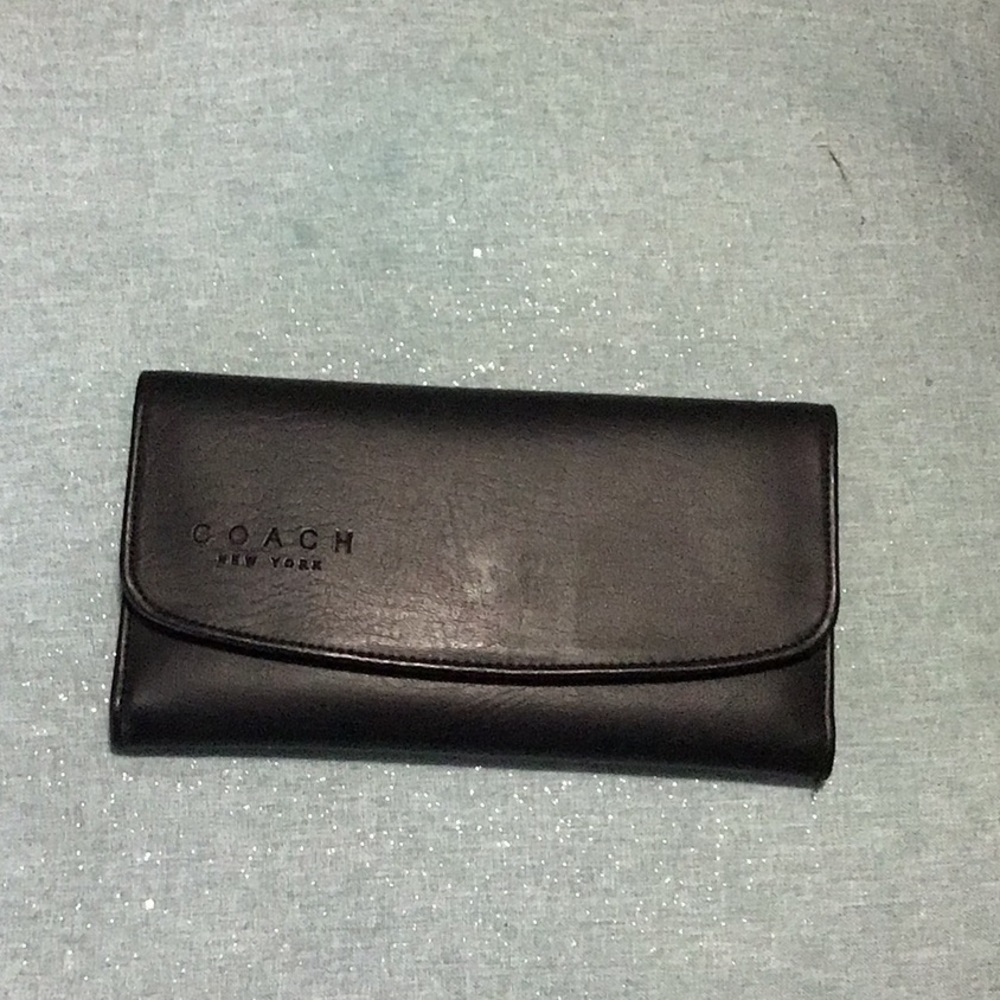 Black coach wallet